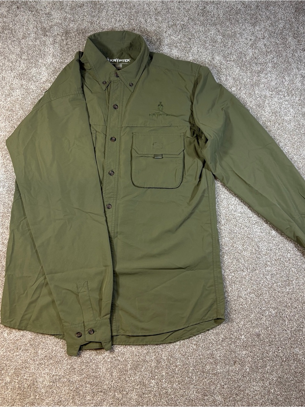 Kryptek Men’s Olive Green Lightweight Field Jacket
